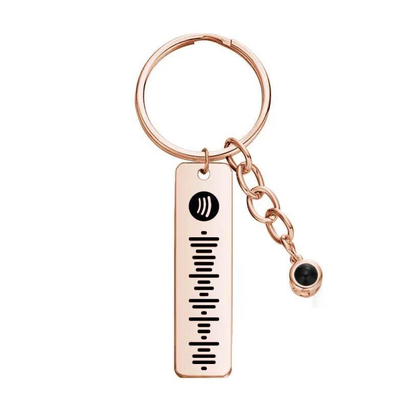 Color Photo Projection Keychain For Couples - P12 Hub Europe