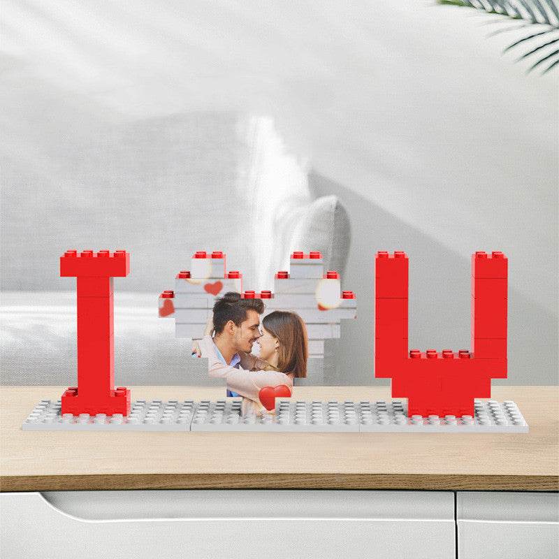Creative Customised Heart Ornament Photo Puzzle Blocks - P12 Hub Europe