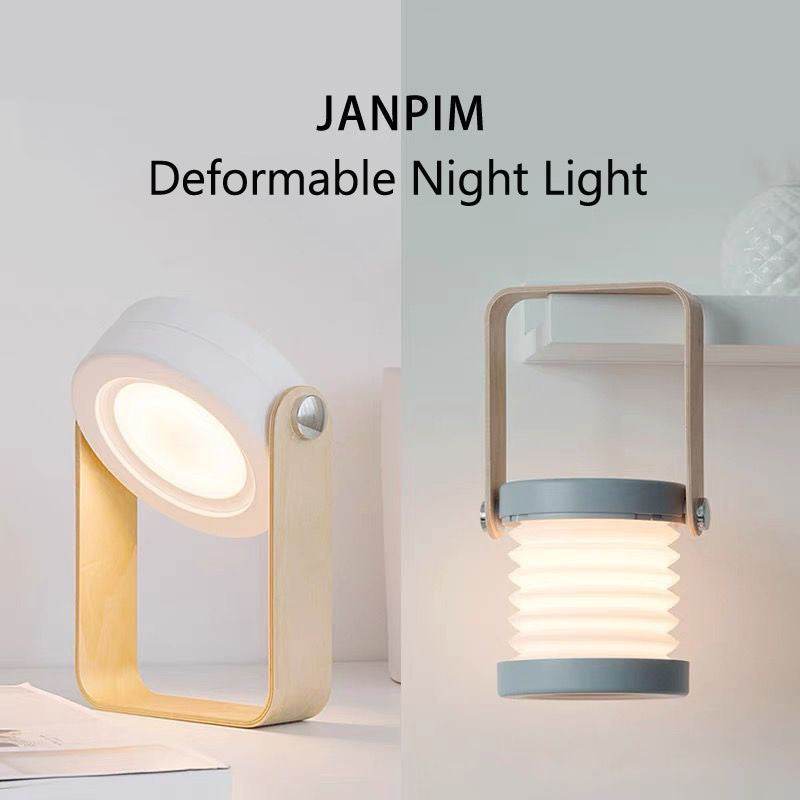 Foldable Touch Dimmable Reading LED Night Light Portable Lantern Lamp USB Rechargeable For Home Decor - P12 Hub Europe