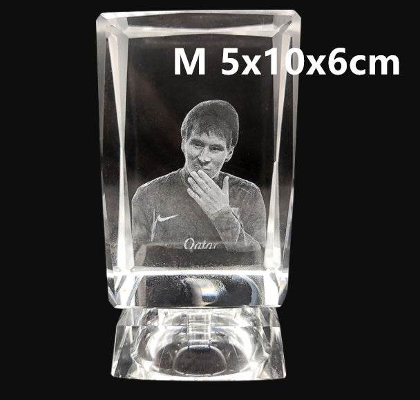 3D Laser Square Crystal Photo Frame With Love Custom Glass Cube - P12 Hub Europe