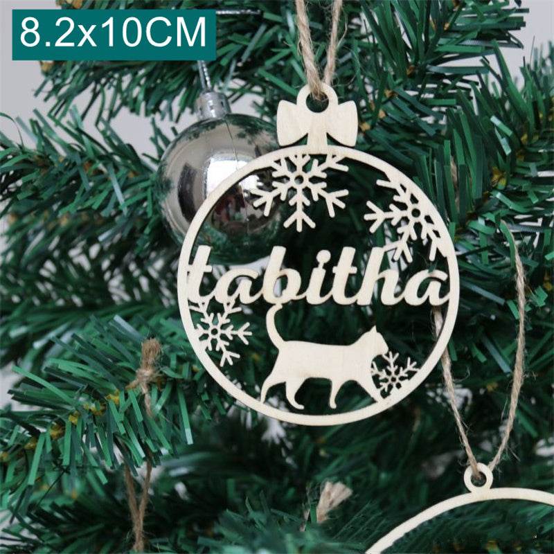 Christmas Tree Wooden Pendant Ins Mini Holiday Love - P12 Hub Europe