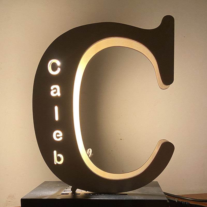 Personalized Custom Letter Lamp English Name Lamp - P12 Hub Europe