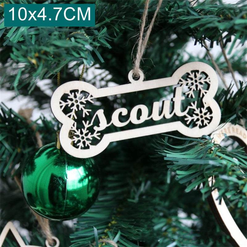 Christmas Tree Wooden Pendant Ins Mini Holiday Love - P12 Hub Europe