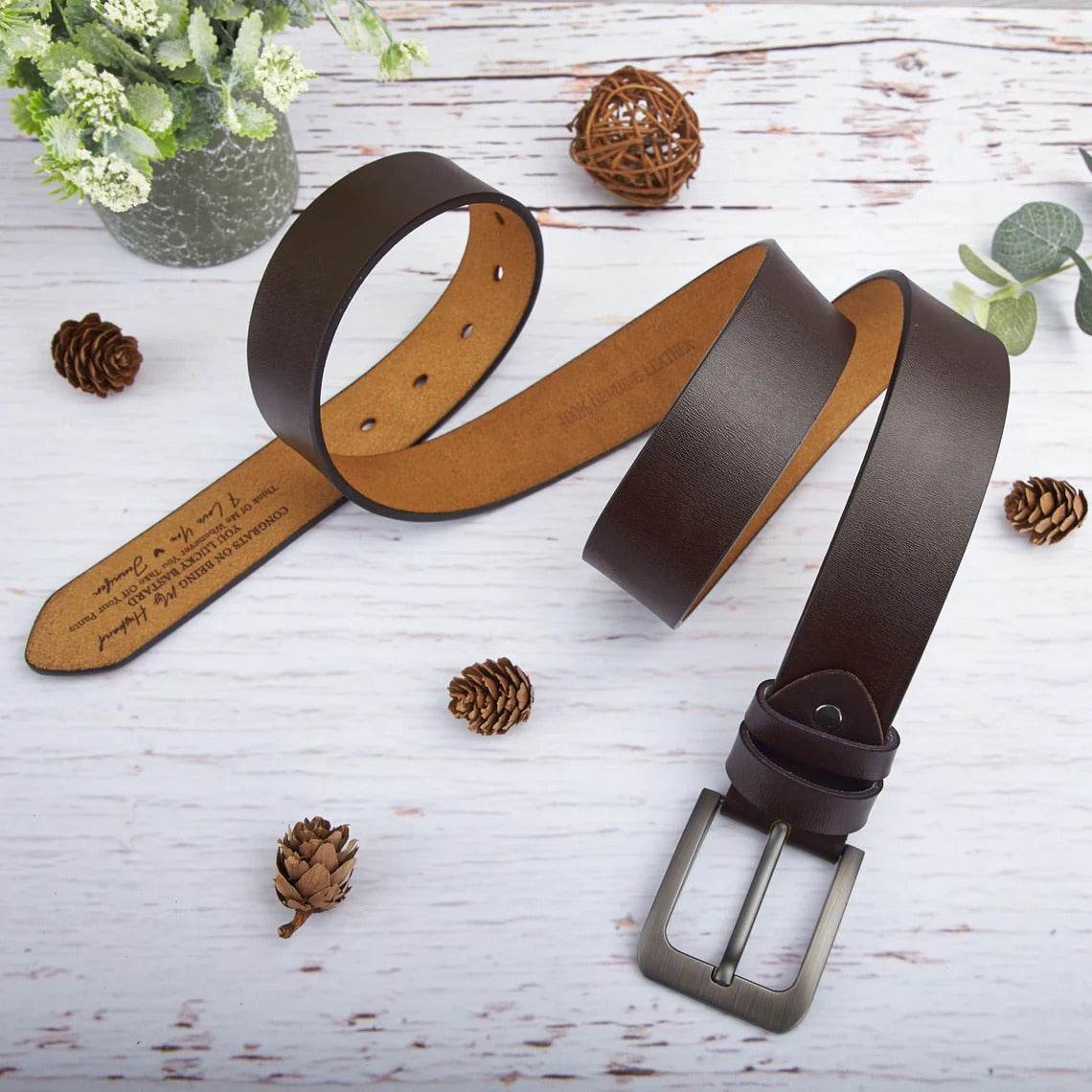 Father's Day Gift European Retro Men's Needle Buckle Belt - P12 Hub Europe