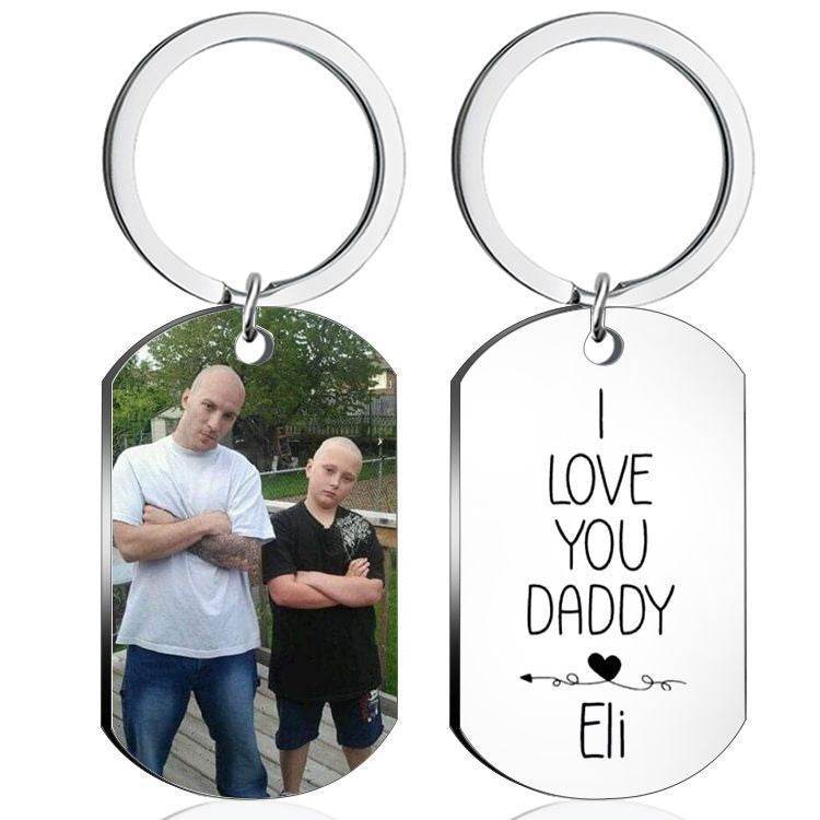 Fashion Color Printing Stainless Steel Keychain - P12 Hub Europe