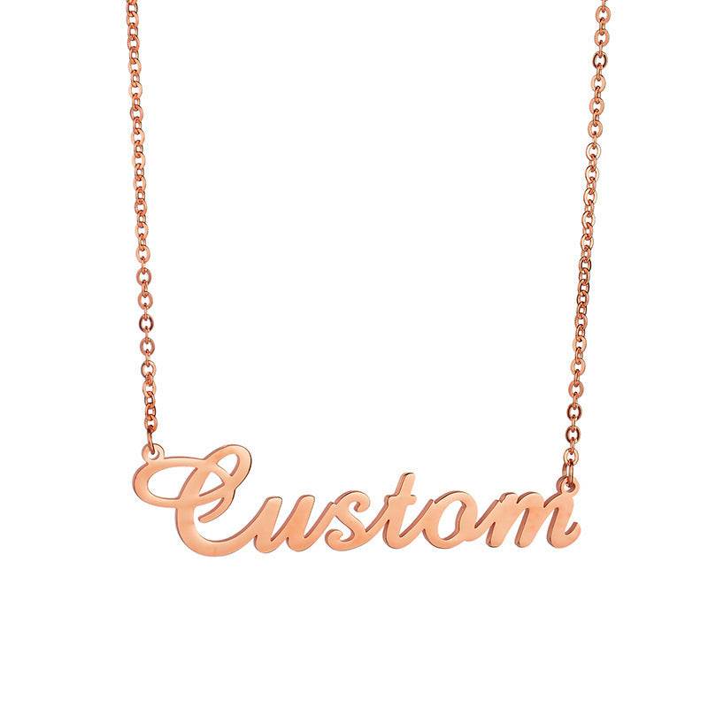Women's Personalized Name 18k Gold Necklace - P12 Hub Europe