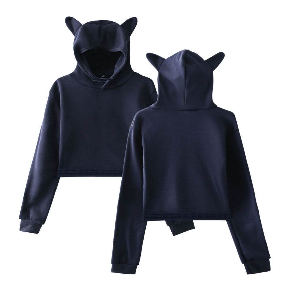 Sweatshirt Women Hoodie Pullover Clothes For Girls Streetwear Spring Long Sleeve Crop Top Hoodies - P12 Hub Europe
