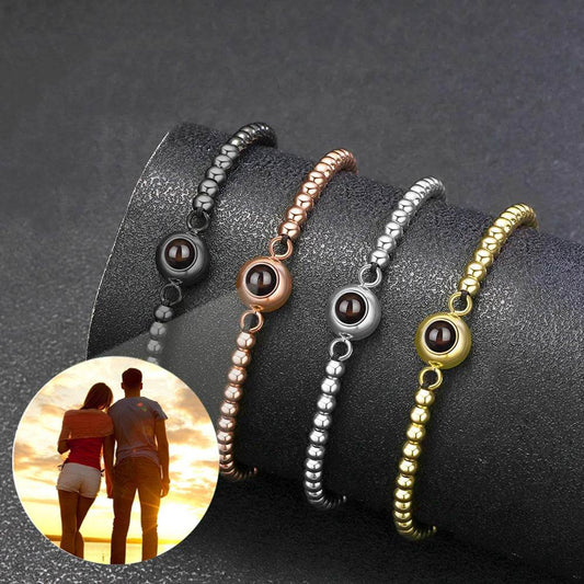 Circular Projection Couple Bracelet In 100 Languages - P12 Hub Europe