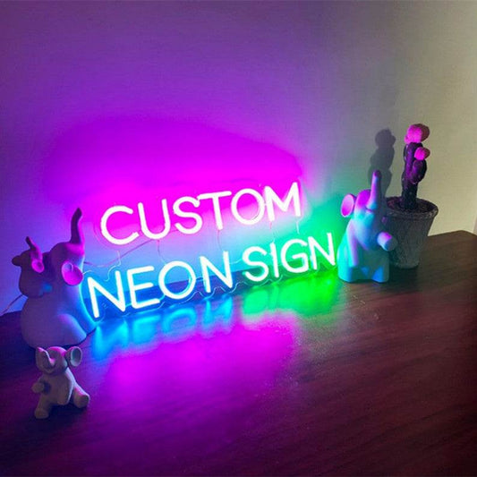 Colorful Neon Letter Modeling Light Custom Neon Sign DIY - P12 Hub Europe