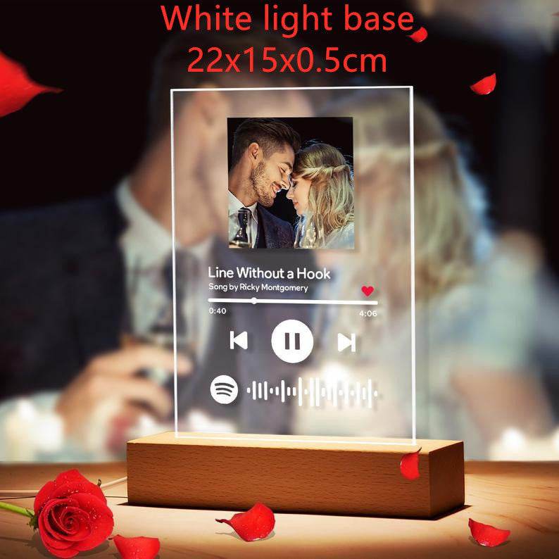 Acrylic Custom Photo Music Album Cover Night Light - P12 Hub Europe