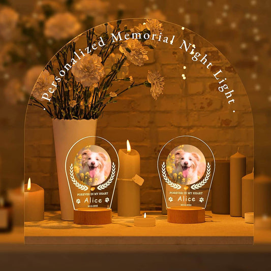 Dog Commemorative Photo Frame Night Light - P12 Hub Europe