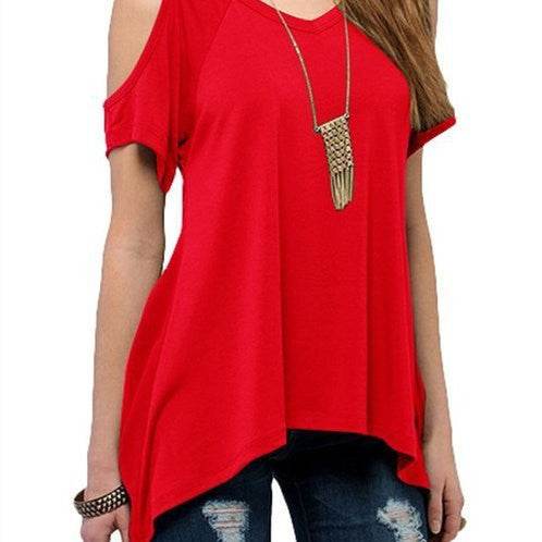 Winter Women's Pure Cotton One Shoulder Short Sleeve - P12 Hub Europe
