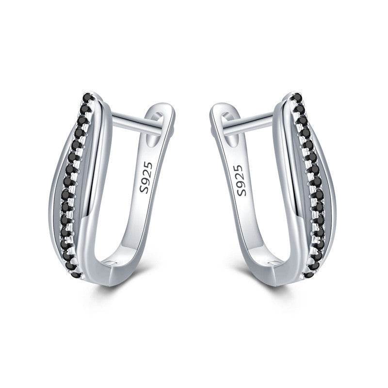 Copper Retro Hong Kong Style Zircon Earrings - P12 Hub Europe
