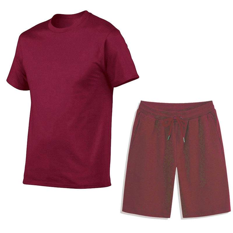Cotton Short-sleeved Suit T-shirt Casual Sports - P12 Hub Europe