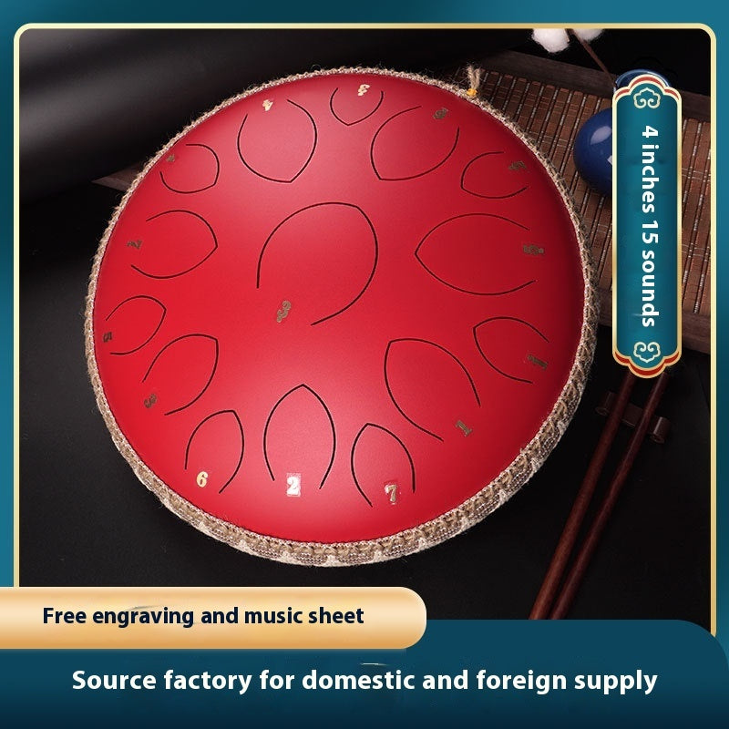 14-inch 15-tone Hollow Drum Percussion Musical Instrument