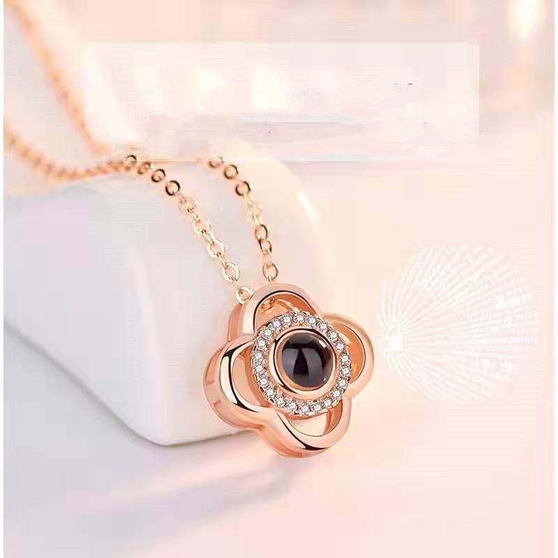 Women's Fashion Simple Projection Pendant Necklace - P12 Hub Europe