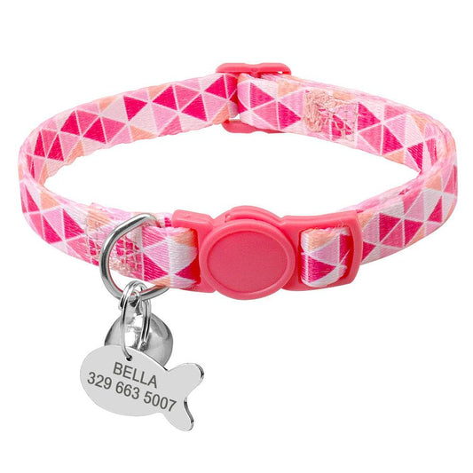 Cat Lettering Bell Collar Anti-lost Tag - P12 Hub Europe