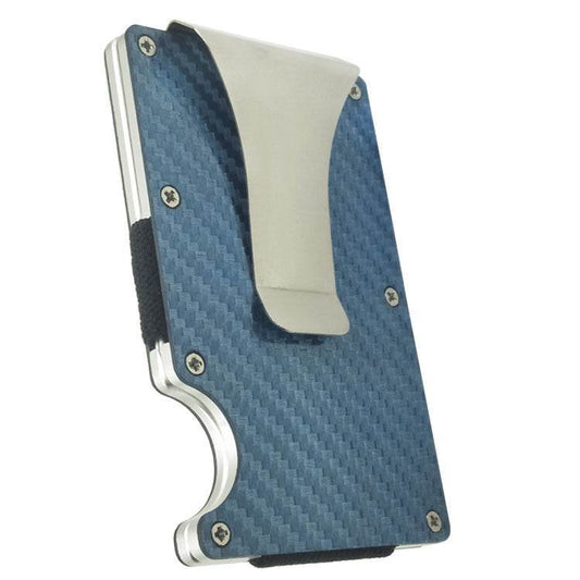 Carbon Fiber Card Holder RFID Metal Wallet - P12 Hub Europe