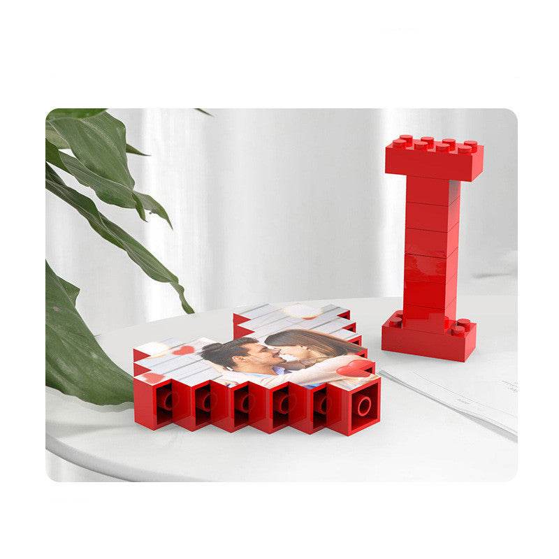 Creative Customised Heart Ornament Photo Puzzle Blocks - P12 Hub Europe