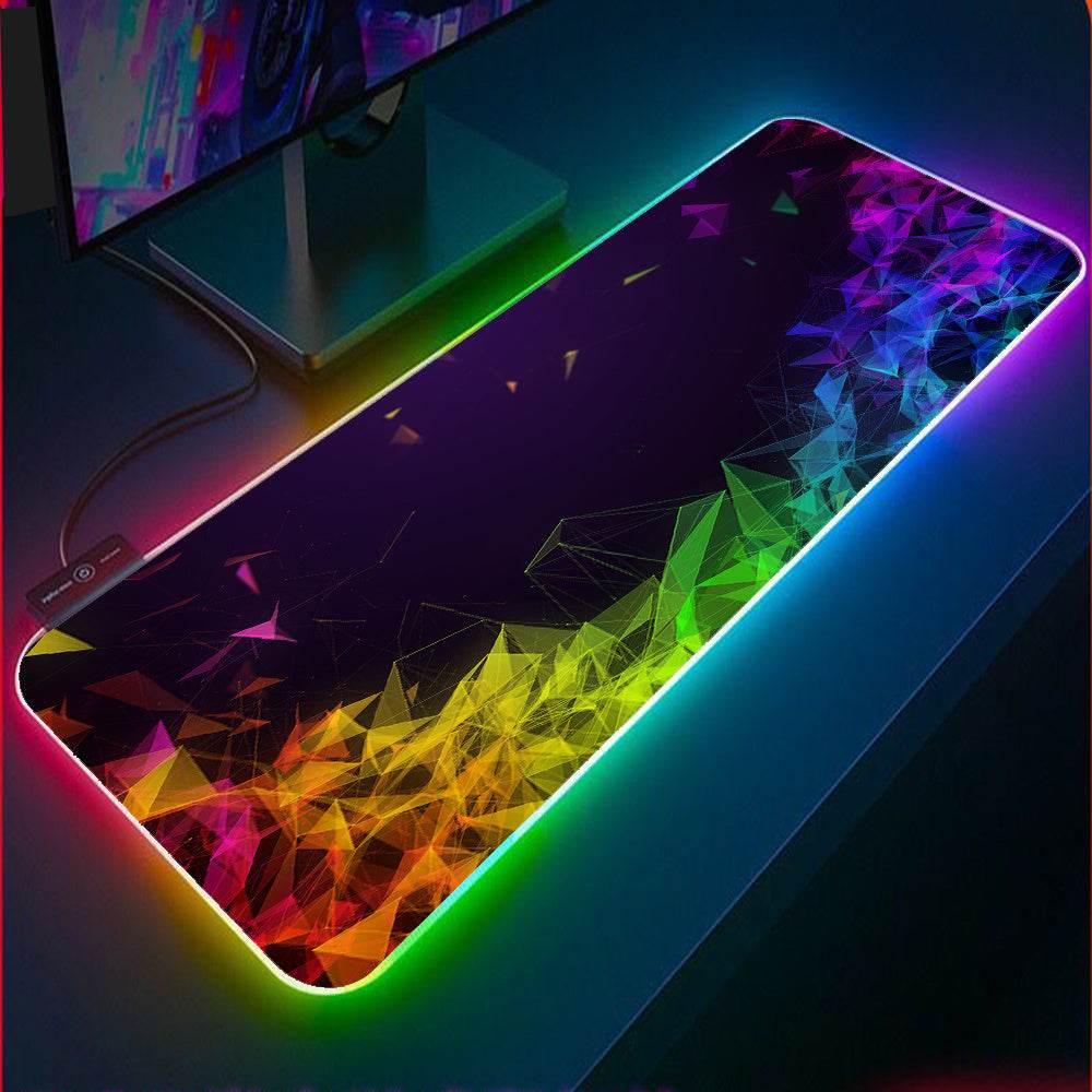 Luminous Mouse RGB Mouse LED Gaming Large Office Desk Pad - P12 Hub Europe