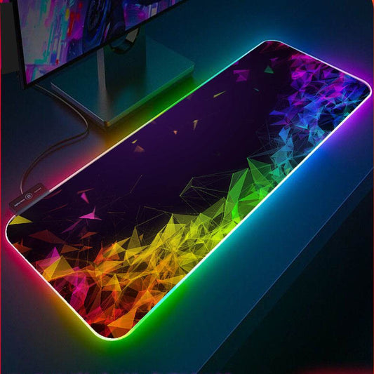 Luminous Mouse RGB Mouse LED Gaming Large Office Desk Pad - P12 Hub Europe