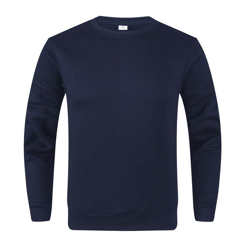Men's Fashionable Round Neck Long Sleeve Fleece Sweatshirt - P12 Hub Europe
