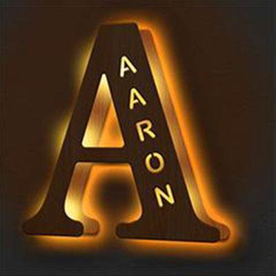 Personalized Custom Letter Lamp English Name Lamp - P12 Hub Europe