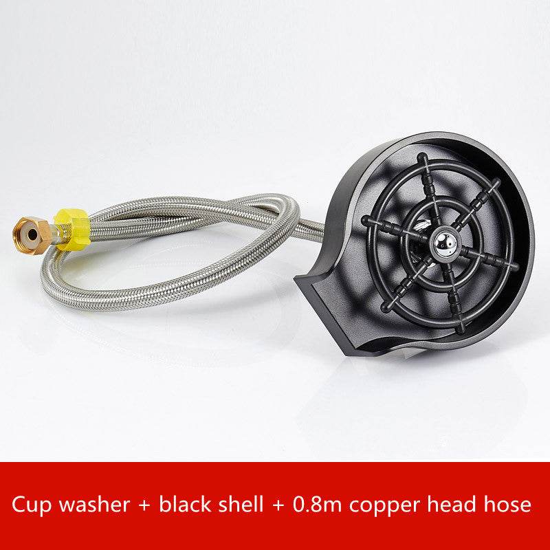 Bar Counter Cup Washer Sink High-pressure Spray Automatic Faucet Coffee Pitcher Wash Cup Tool Kitchen - P12 Hub Europe