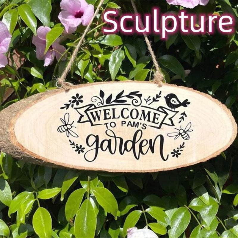 Personalized Wooden Garden Plaque Christmas Gift - P12 Hub Europe