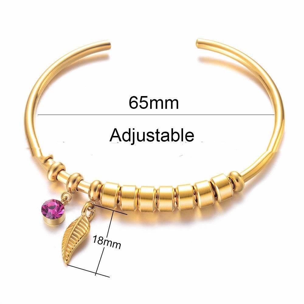 Carving Family Name Bracelet Stainless Steel - P12 Hub Europe